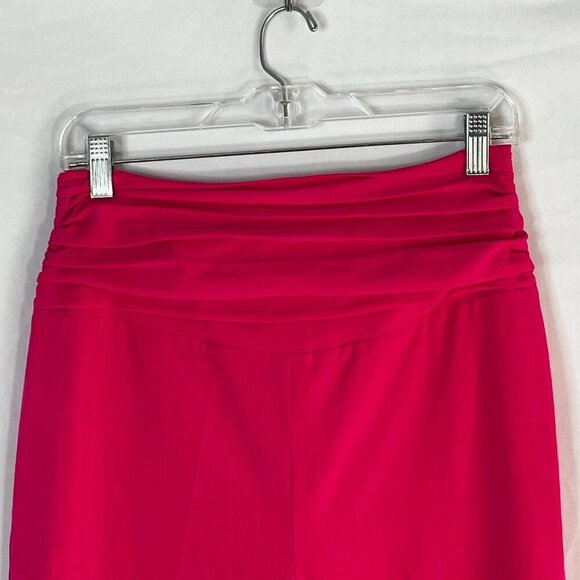 Lovers And Friends Dorinda Wide Leg Pant in Neon Pink High Waist Medium NWT - Picture 5 of 13